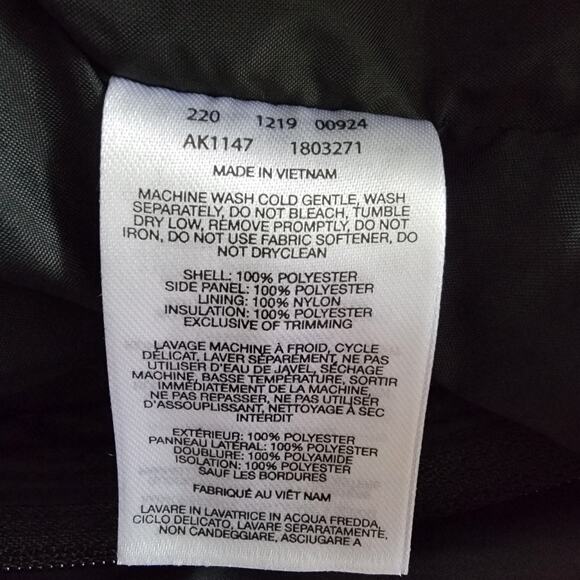 Columbia Puffer Vest Sz XL Black Gorpcore Outdoors Hiking Lagenlook Layer Fall - Picture 7 of 7